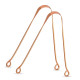 Zandu Copper Tongue Cleaner (Pack of 2) :An Anti-Microbial Tongue Cleaner for Managing Oral Health | Reduces Bad Breath & Supports Digestive Health | Comfortable & Flexible Handle | Easy & Safe to Use