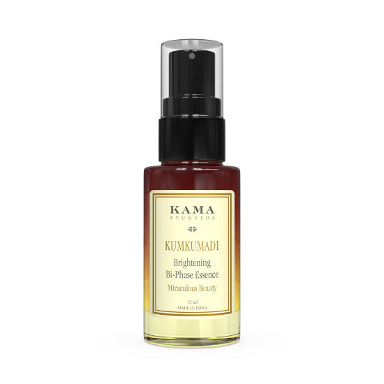 Kama Ayurveda Kumkumadi Brightening Bi-Phase Essence 12Ml - Natural Radiance