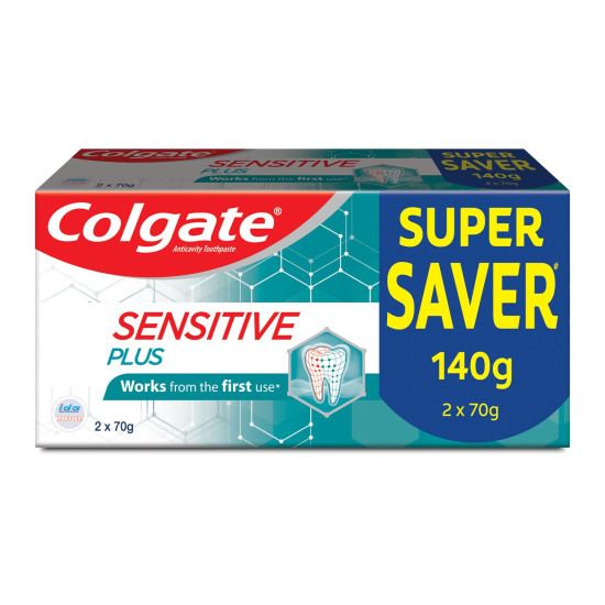 Colgate Sensitive Plus Toothpaste - Instant Sensitivity Relief