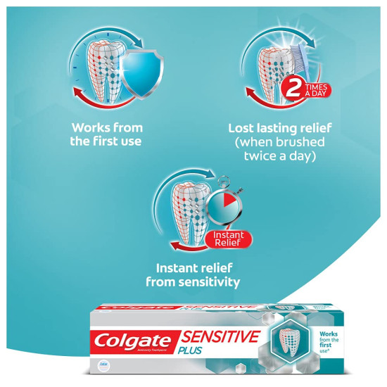 Colgate Sensitive Plus Toothpaste - Instant Sensitivity Relief