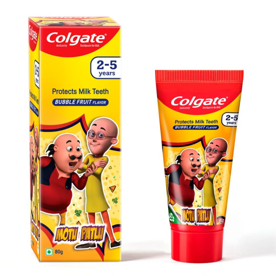 Colgate Kids Toothpaste For 2-5 Years - Bubblefruit Flavour, Anticavity Protection