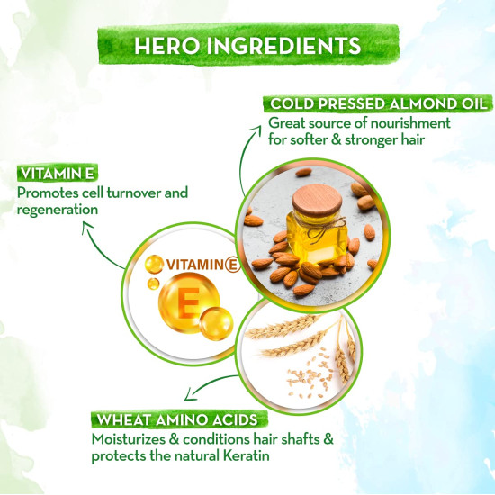 Mamaearth Almond Conditioner - Promotes Healthy Hair Growth