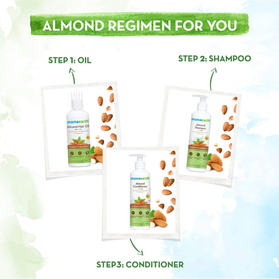 Mamaearth Almond Conditioner - Promotes Healthy Hair Growth