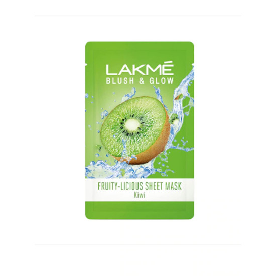 Lakme Blush & Glow Kiwi Sheet Mask 20 ml - Refreshing Hydration