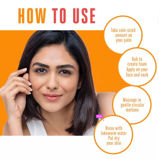 LAKMÉ 9To5 Vitamin C Facewash - Refresh & Glow