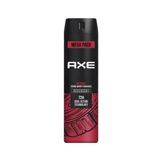 Axe Intense Long Lasting Deodorant Bodyspray For Men 215 ml - Strong Woody Fragrance