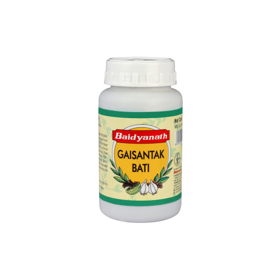 Baidyanath Gaisantak Bati, Reduces and neutralizes acid levels | Provide quick relief from common digestive problems like gas, hyperacidity, flatulence and bloating | (100 g)