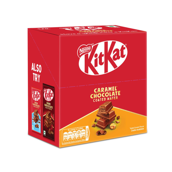 Nestlé KIT KAT Caramel Chocolate Coated Wafer - Crispy Delight