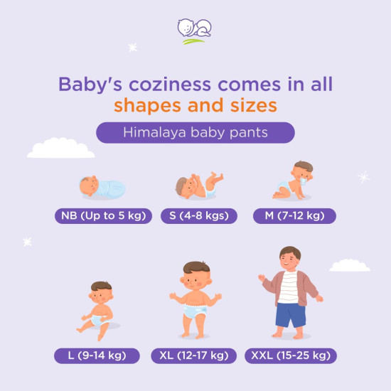Himalaya Total Care Baby Pants Diapers - Small Size, Comfort & Protection