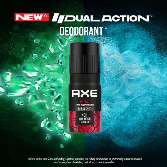 Axe Intense Long Lasting Deodorant Bodyspray For Men 150 ml - Strong Woody Fragrance