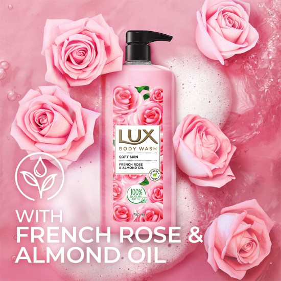 Lux Body Wash Soft Skin - French Rose & Almond Oil