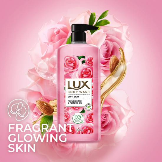 Lux Body Wash Soft Skin - French Rose & Almond Oil