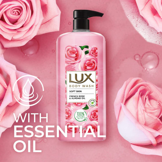 Lux Body Wash Soft Skin - French Rose & Almond Oil