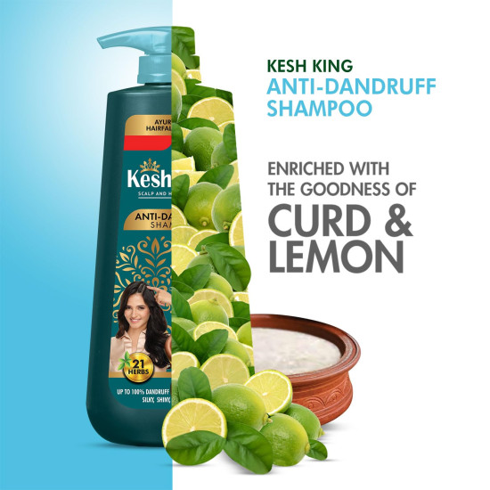 Kesh King Ayurvedic Anti-Dandruff Shampoo - Natural Hair Care Solution
