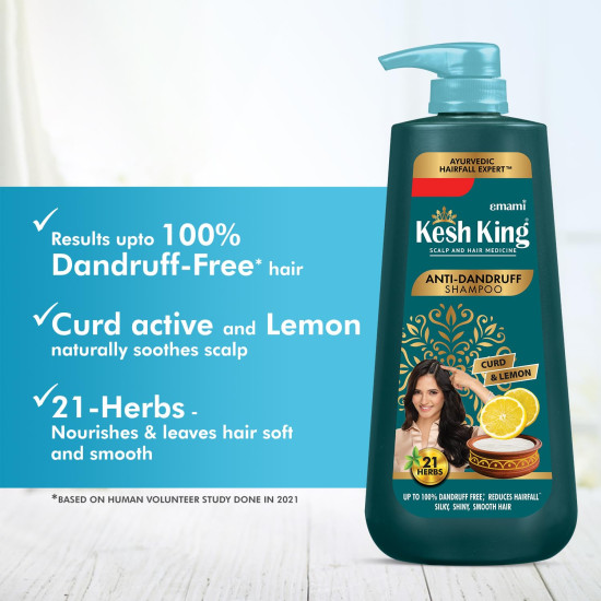 Kesh King Ayurvedic Anti-Dandruff Shampoo - Natural Hair Care Solution