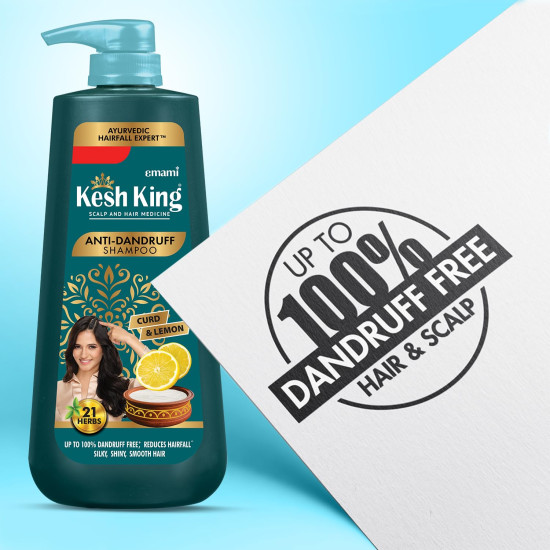 Kesh King Ayurvedic Anti-Dandruff Shampoo - Natural Hair Care Solution