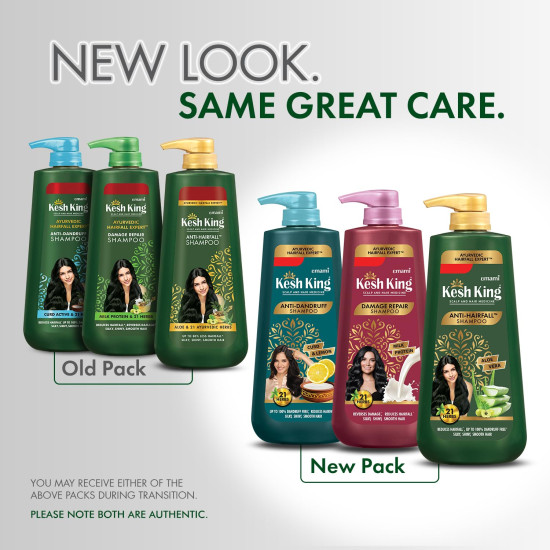 Kesh King Ayurvedic Anti-Dandruff Shampoo - Natural Hair Care Solution