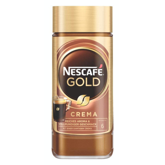 Nescafe Gold Crema Instant Coffee - Velvety Crema & Rich Aroma