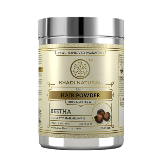 KHADI NATURAL Organic Powder Reetha - Mild Hair Cleanser