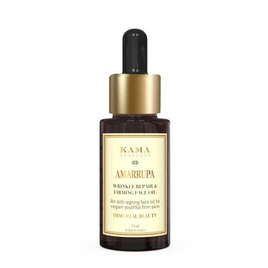 Kama Ayurveda Amarrupa Wrinkle Repair & Firming Face Oil 15ml - Natural Skincare Solution