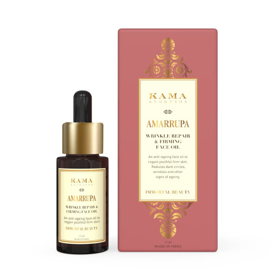 Kama Ayurveda Amarrupa Wrinkle Repair & Firming Face Oil 15ml - Natural Skincare Solution
