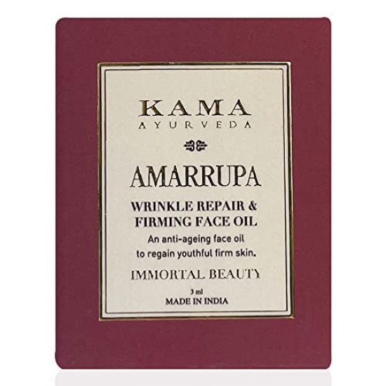 Kama Ayurveda Amarrupa Wrinkle Repair & Firming Face Oil 3ml - Anti-Aging Skincare