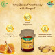 Zandu Pure Honey with Ginger: Specially Formulated to Meet Holistic Wellness Needs | Offers Relief from Cough and Cold | Helps Boost Immunity & Supports Digestive Health (Pack of 650 g)