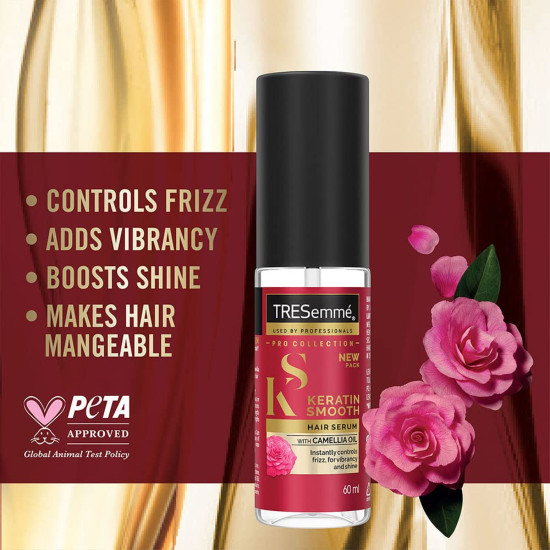 TRESemme Keratin Smooth Hair Serum - Frizz Control & Shine