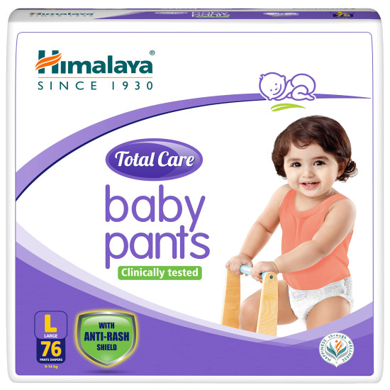 Himalaya Total Care Baby Pants Diapers - Large Size for Comfort & Protection