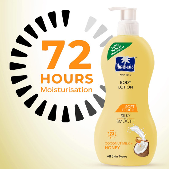 Parachute Advansed Soft Touch Body Lotion - Pure Coconut Milk & Honey