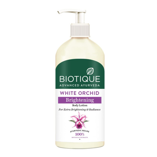 Biotique White Orchid Brightening Body Lotion - Extra Brightening & Radiance