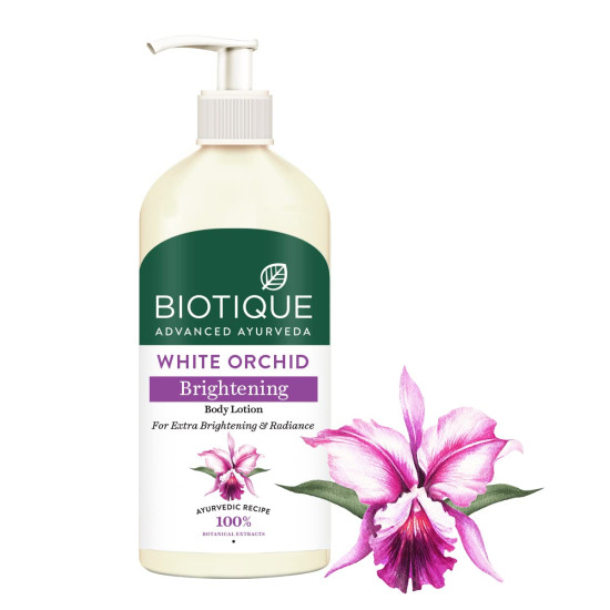 Biotique White Orchid Brightening Body Lotion - Extra Brightening & Radiance