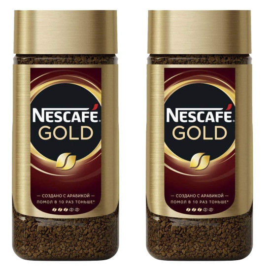 Nestle Nescafe Gold 190gm - Original Flavor Pack of Two
