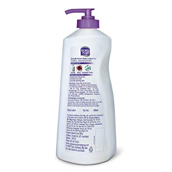 Boroplus Doodh Kesar Body Lotion 400ml - Nourishing Skin Moisturizer