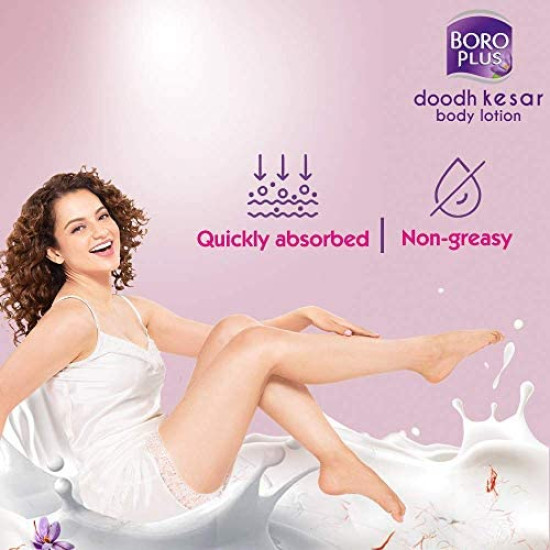 Boroplus Doodh Kesar Body Lotion 400ml - Nourishing Skin Moisturizer