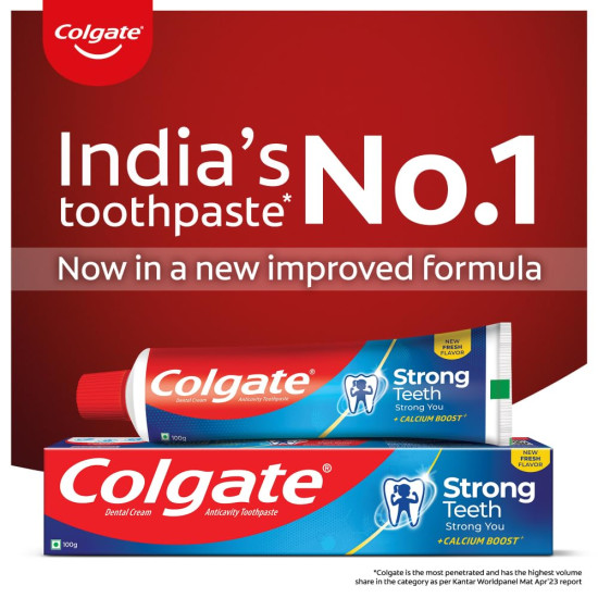 Colgate Strong Teeth Cavity Protection Toothpaste - Calcium Boost
