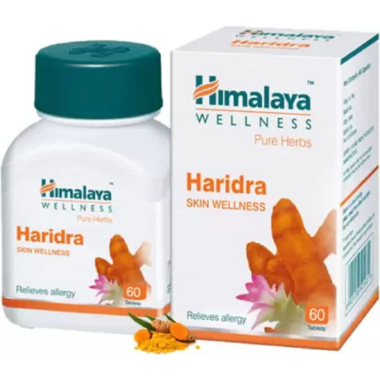Himalaya Since 1930 Pure Herbs Haridra Skin Wellness - Relieves Allergies