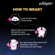Whisper Super Absorbent Period Panty, 6 M-L Pants, 360 Degree Leakage Protection for Heavy Flow, Panty like Fit for Full back Coverage, Absorbs Heavy Gushes, Silky Soft, Comfortable Feel