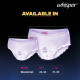Whisper Super Absorbent Period Panty, 6 M-L Pants, 360 Degree Leakage Protection for Heavy Flow, Panty like Fit for Full back Coverage, Absorbs Heavy Gushes, Silky Soft, Comfortable Feel