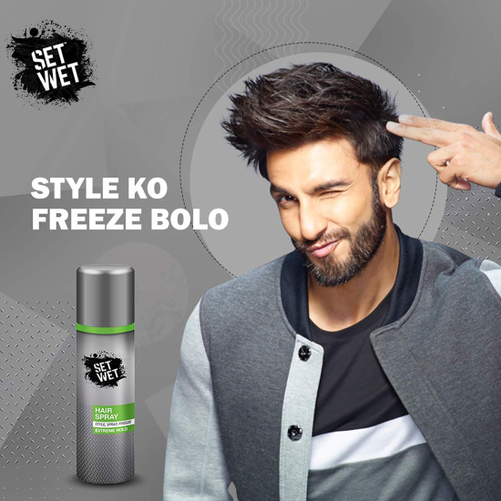 Set Wet Extreme Hold Hair Spray & Matte Wax for Men - Ultimate Styling Duo