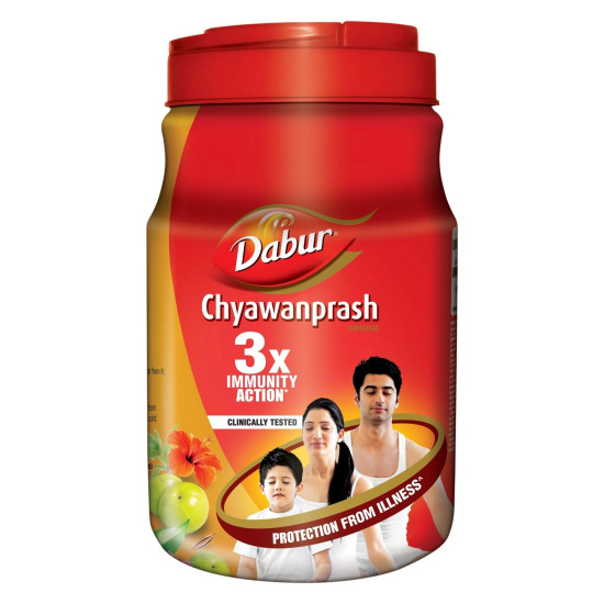 Dabur Chyawanprash - 2kg | 3X Immunity Action - Ayurvedic Health Supplement