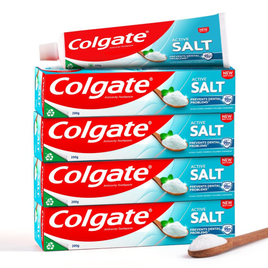 Colgate Active Salt Toothpaste - Daily Germ Protection Colgate Active Salt Toothpaste - Daily Germ Protection