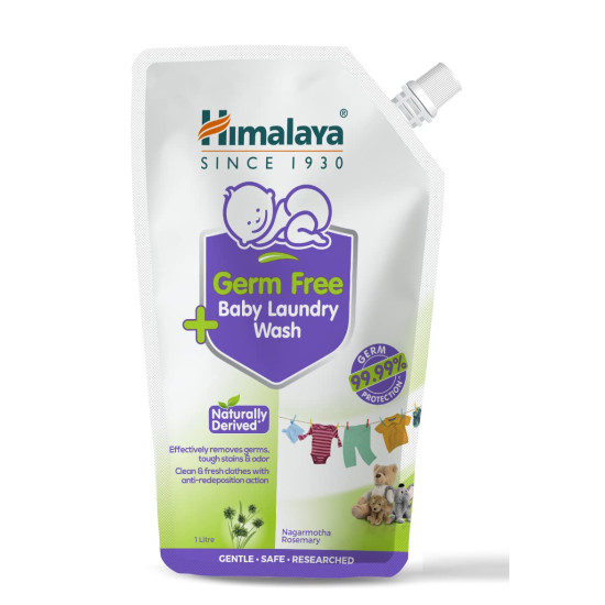 Himalaya Germ Free Baby Laundry Wash 1 L Pouch - Effective Germ Removal