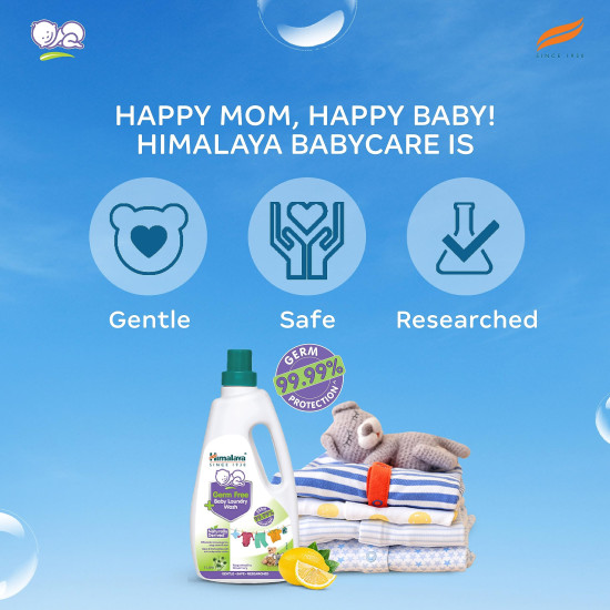 Himalaya Germ Free Baby Laundry Wash 1 L Pouch - Effective Germ Removal