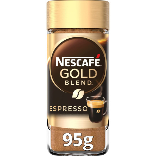 Nescafe Gold Blend Espresso - Rich Crema 100% Arabica Coffee 95g