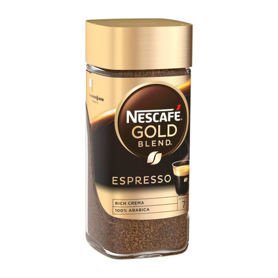 Nescafe Gold Blend Espresso - Rich Crema 100% Arabica Coffee 95g