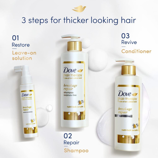 Dove Hair Therapy Breakage Repair Sulphate-Free Shampoo - Strengthen & Nourish