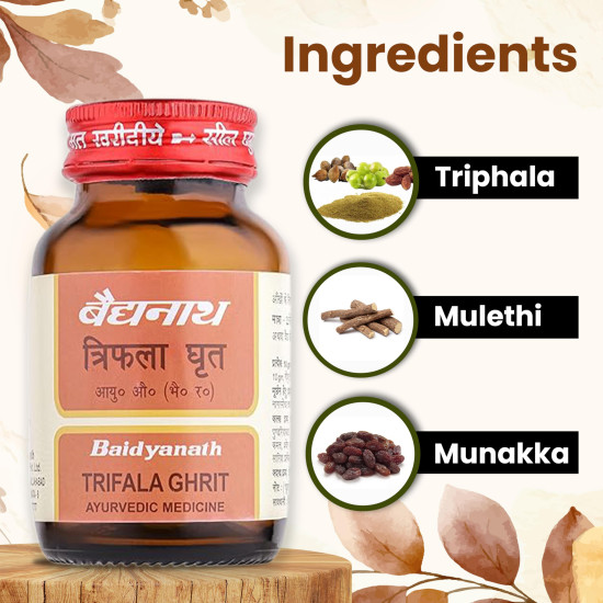Baidyanath Triphala Ghrit Helps in eye disorders 100 gram