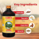 Baidyanath Jeerkadyarist Ayurvedic Tonic - 450 ml | Useful in Indigestion, Diarrhoea, Appetite loss & Stomach ache (Pack of 1)