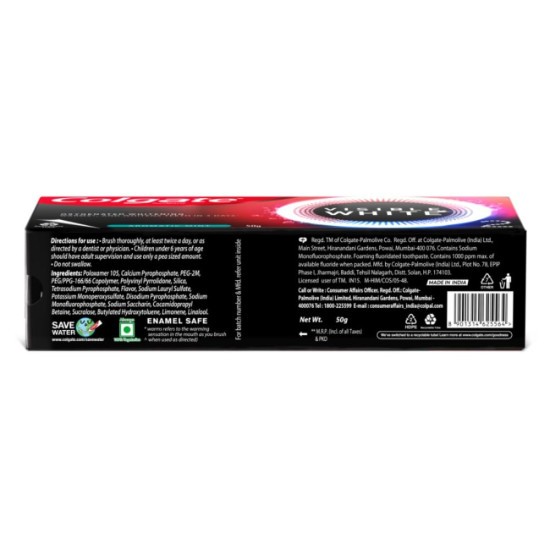 Colgate Visible White O2 - Teeth Whitening Toothpaste with Active Oxygen Technology